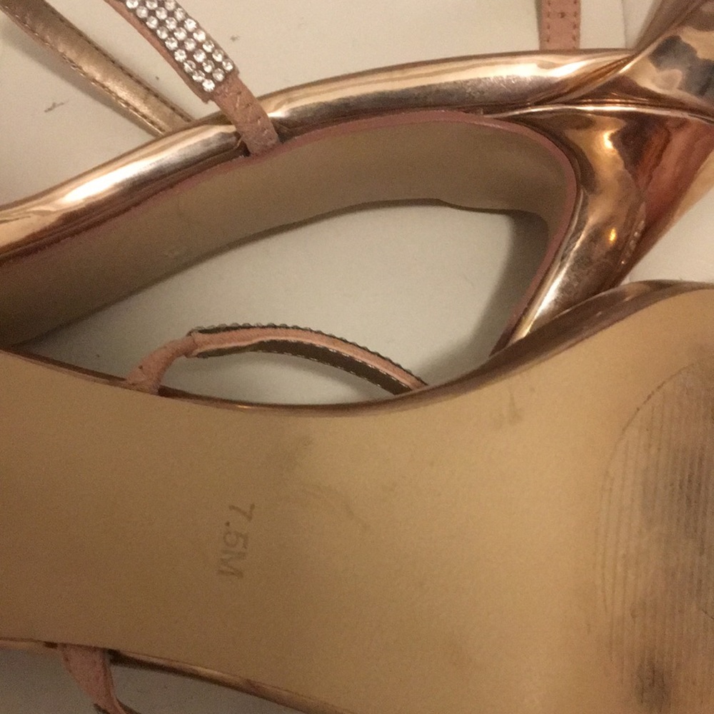 Steve Madden Seduce Rose Gold Heels - Picture 5 of 8